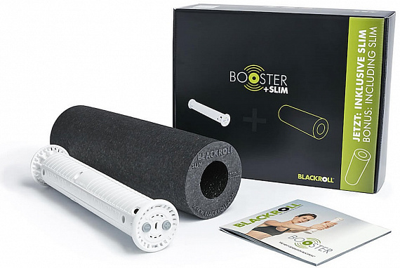 Массажный набор с вибрацией Blackroll Booster Slim 30 см - Фото 1 большая
