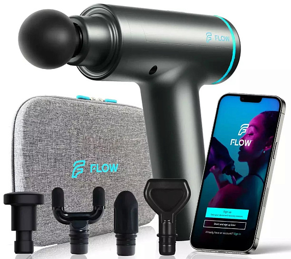 Массажер Flow Elite Go Neon Blue - Фото 2 большая