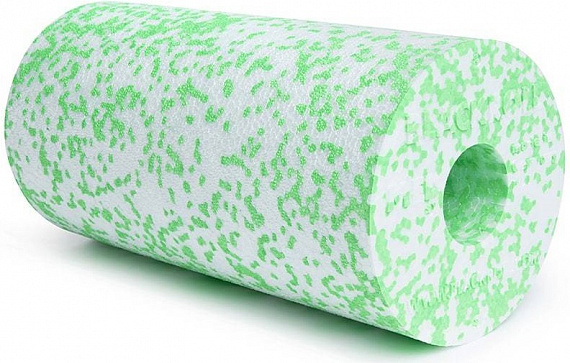 Массажный ролл мягкий Blackroll Med 30 см Белый-Зеленый - Фото 1 большая