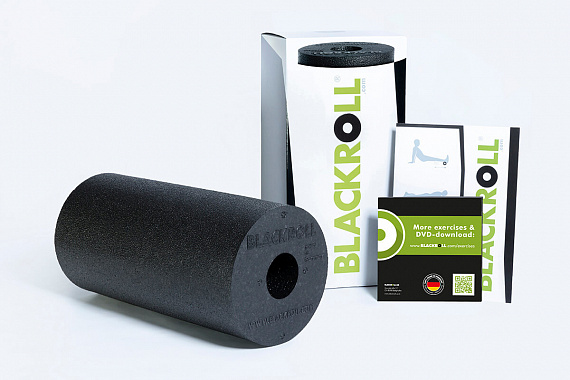 Массажный ролл стандарт Blackroll STD 30 см Black - Фото 2 большая