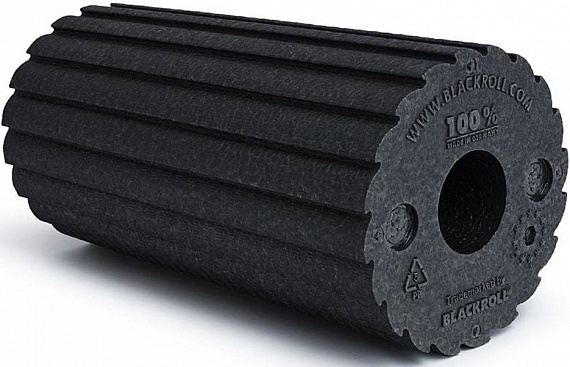 Массажный ролл стандарт Blackroll STD Flow 30 см Черный - Фото 4 большая