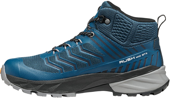 Ботинки детские Scarpa Rush Mid Gtx Navy Blue/Light Gray - Фото 3 большая