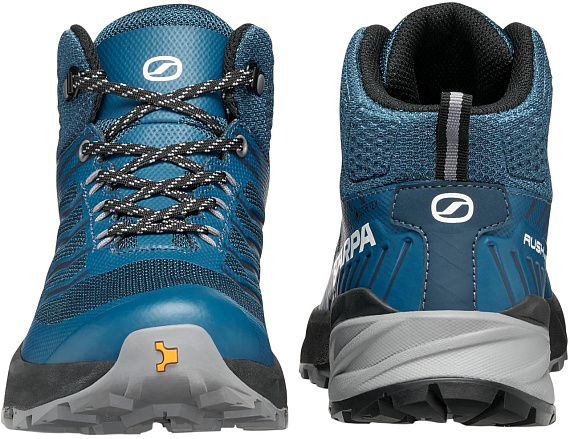 Ботинки детские Scarpa Rush Mid Gtx Navy Blue/Light Gray - Фото 4 большая