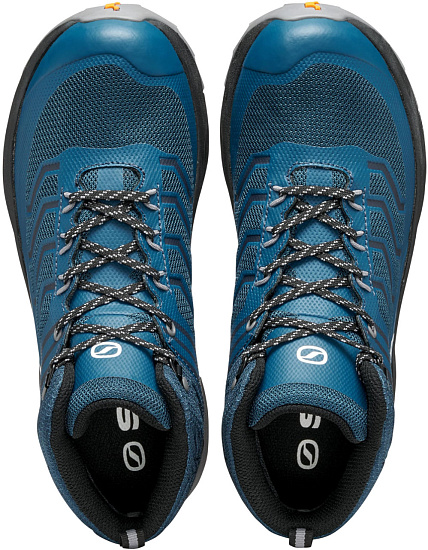 Ботинки детские Scarpa Rush Mid Gtx Navy Blue/Light Gray - Фото 6 большая