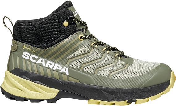Ботинки детские Scarpa Rush Mid Gtx Sage/Dusty Yellow - Фото 1 большая