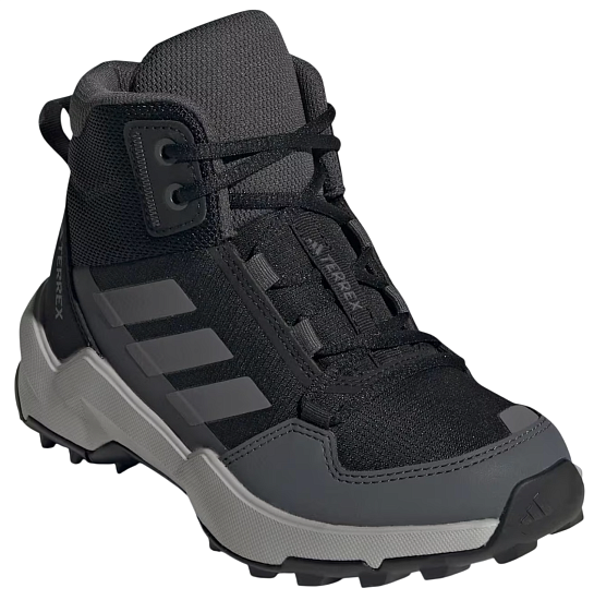 Ботинки детские Adidas Terrex Ax4R Mid Cblack/Grefou/Greysix - Фото 4 большая