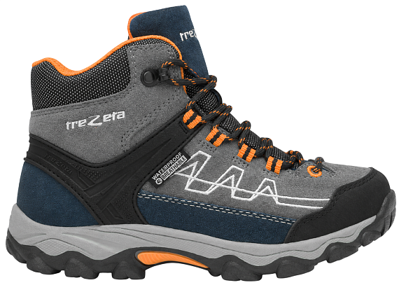 Ботинки детские Trezeta Storm WP JR Grey/Orange - Фото 1 большая