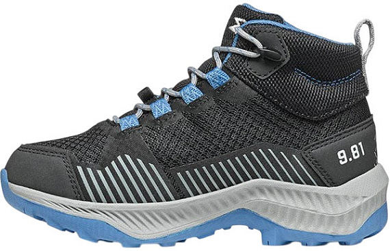 Ботинки детские Garmont Pulse Mid Wp Black/Coronet Blue - Фото 4 большая