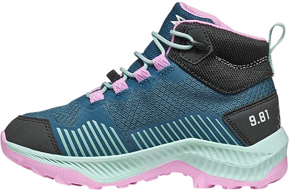 Ботинки детские Garmont Pulse Mid Wp Corsair Blue/Lavender Rose - Фото 4 большая