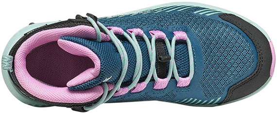Ботинки детские Garmont Pulse Mid Wp Corsair Blue/Lavender Rose - Фото 6 большая