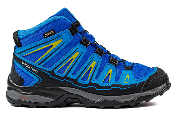 Ботинки детские Salomon X-Ultra Mid GTX Blue Yonde/Bl - Фото 1 большая