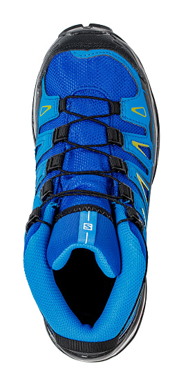 Ботинки детские Salomon X-Ultra Mid GTX Blue Yonde/Bl - Фото 4 большая