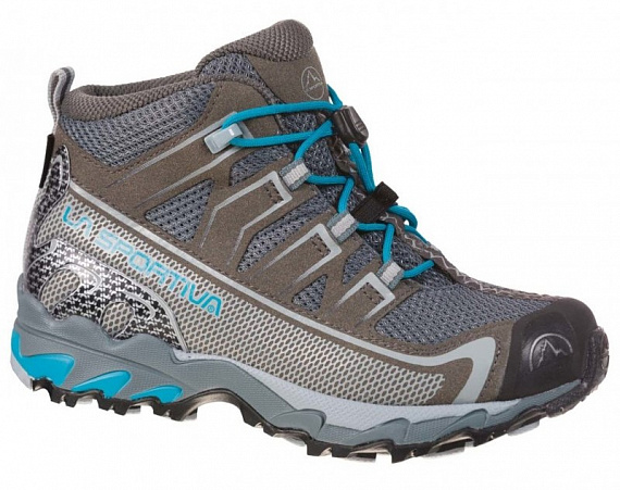 Ботинки детские La Sportiva Falkon GTX Carbon/Tropic Blue - Фото 1 большая