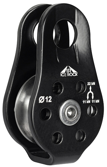 Блок-ролик Vertical стальной с фиксированными щечками с подшипником - Фото 1 большая