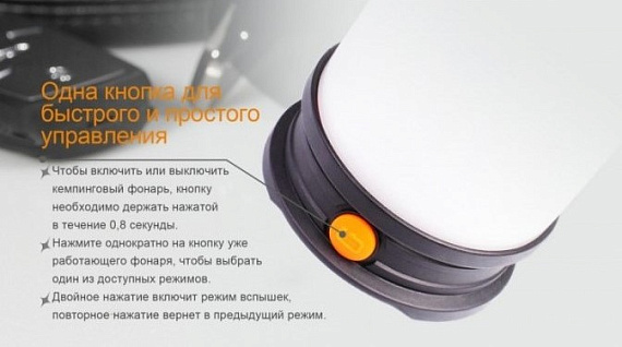 Фонарь Fenix CL30R Grey - Фото 3 большая