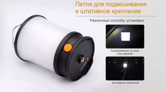 Фонарь Fenix CL30R Grey - Фото 5 большая