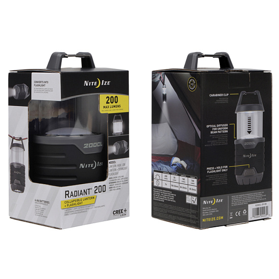 Фонарь Nite Ize Radiant 200 Lantern+Flashlight - Фото 6 большая