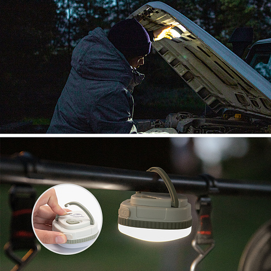 Фонарь Naturehike D300 Tent Light Rechargable Yellow - Фото 5 большая