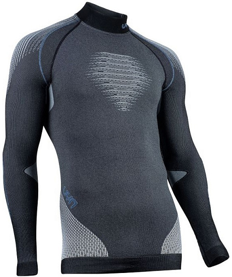 Лонгслив мужской UYN Evolutyon Uw Lg_Sl Turtle Neck Melange - Фото 3 большая