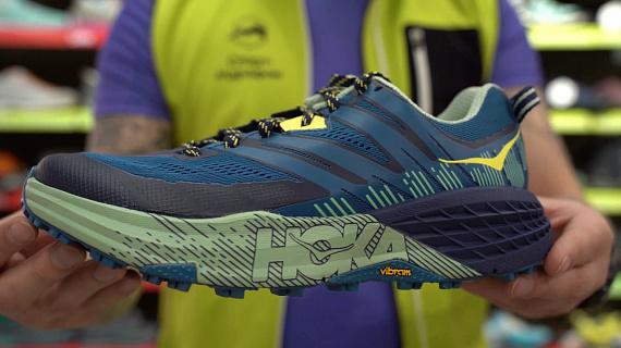 Кроссовки женские Hoka Speedgoat 3 Seaport/Medieval Blue - Фото 2 большая