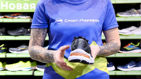 Кроссовки женские ASICS Gel-Nimbus 23 Black/Carrier Grey - Фото 2 большая
