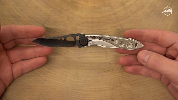 Нож Leatherman Skeletool KBX Black&Silver - Фото 1 большая