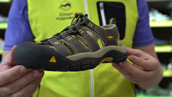 Сандалии мужские Keen Newport H2 Raven/Aluminum - Фото 2 большая