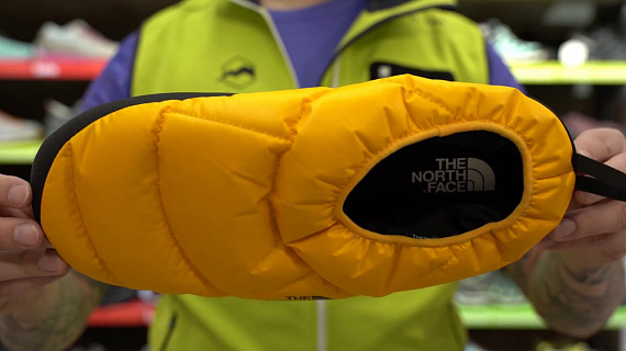 Тапки мужские The North Face NSE Tent Mule III TNF Yellow - Фото 2 большая