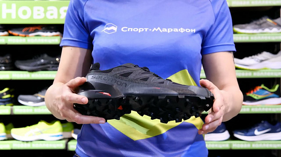 Кроссовки женские Salomon Speedcross 5 Bk/Bk/Phantom - Фото 2 большая