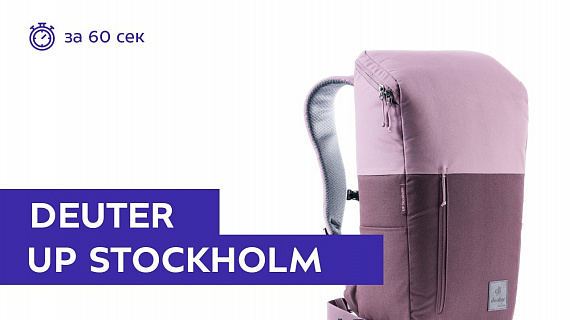Рюкзак Deuter UP Stockholm Aubergine/Grape - Фото 2 большая
