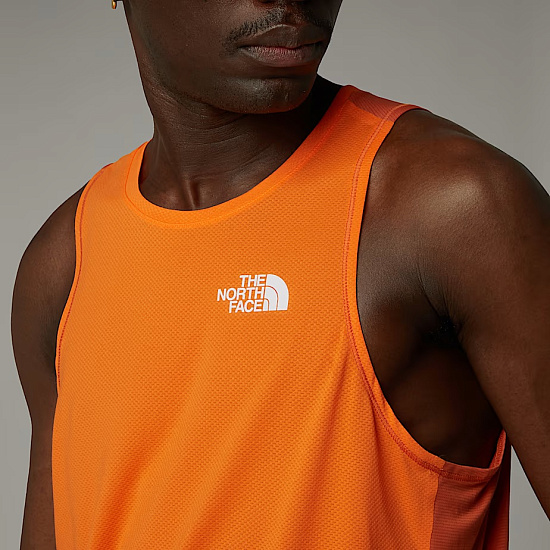 Майка мужская The North Face High Trail Run Digital Orange/Iron Bro - Фото 4 большая