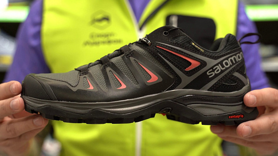 Кроссовки женские Salomon X Ultra 3 GTX Magnet/Bk/Min - Фото 2 большая