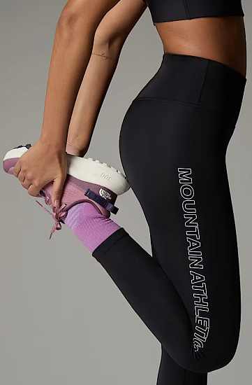 Тайтсы женские The North Face Mountain Athletics Flex 25in Graphic Tnf Black - Фото 5 большая