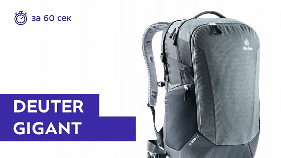 Рюкзак Deuter Gigant Graphite-Black - Фото 2 большая