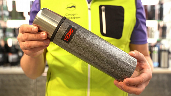 Термос Thermos FBB-750 Hammered Grey - Фото 2 большая