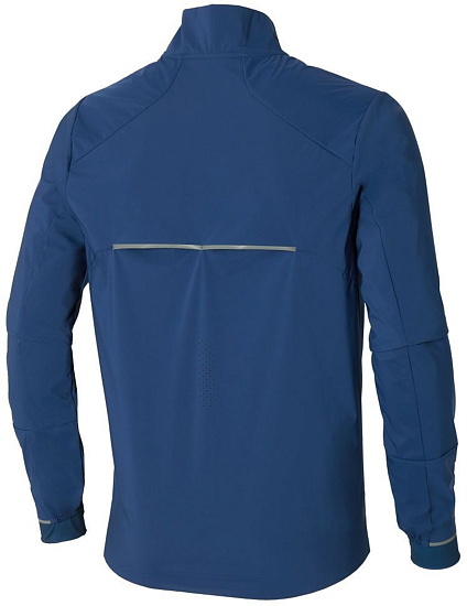 Куртка мужская Mizuno Premium Warm Estate Blue - Фото 2 большая