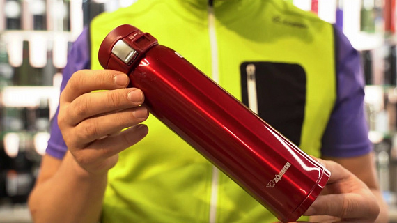 Термос Zojirushi Stainless Mug 600 Clear Red - Фото 2 большая