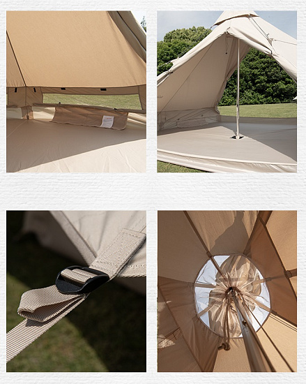 Палатка Naturehike Brighten 6.4 Quicksand Gold - Фото 3 большая