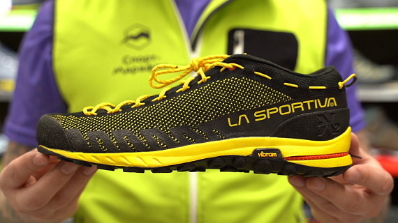 Кроссовки мужские La Sportiva TX2 Black/Yellow - Фото 2 большая