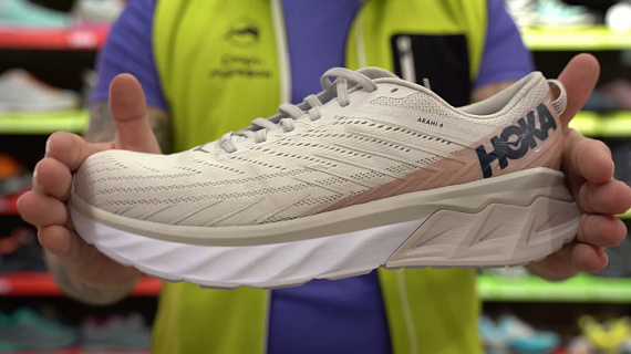 Кроссовки женские Hoka Arahi 4 Nimbus Cloud/Lunar Rock - Фото 2 большая