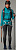 Куртка женская The North Face Windstream Shell Galactic Blue - Фото 7 малая