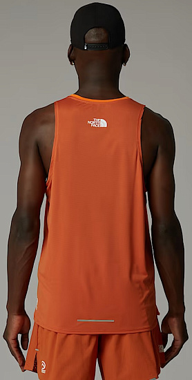 Майка мужская The North Face High Trail Run Digital Orange/Iron Bro - Фото 2 большая