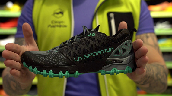 Кроссовки женские La Sportiva Bushido II Slate/Aqua - Фото 2 большая