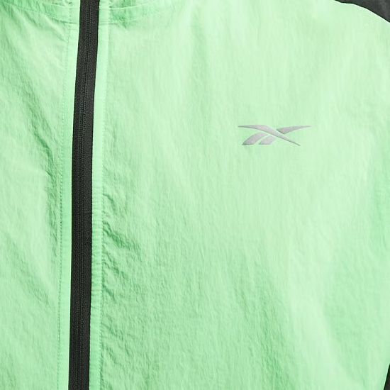 Куртка мужская Reebok Running Woven Зеленый - Фото 2 большая