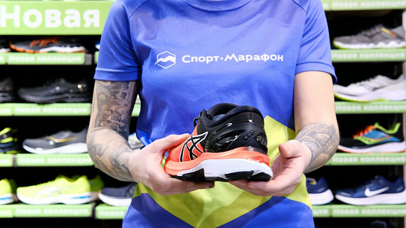 Кроссовки мужские ASICS Gel-Kayano 27 Tokyo Sunrise Red/Black - Фото 2 большая