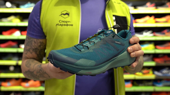 Кроссовки мужские Salomon Sense Ride 3 Lyons Blue /Smoke Blue - Фото 2 большая