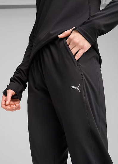 Брюки женские Puma Run Velocity Tapered Black - Фото 5 большая