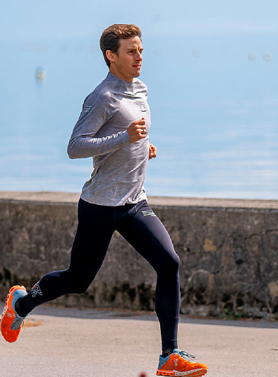 Футболка мужская Compressport LS Серый - Фото 2 большая