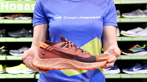 Кроссовки мужские Nike Pegasus Trail 2 Canyon Rust/Smokey Mauve - Фото 2 большая