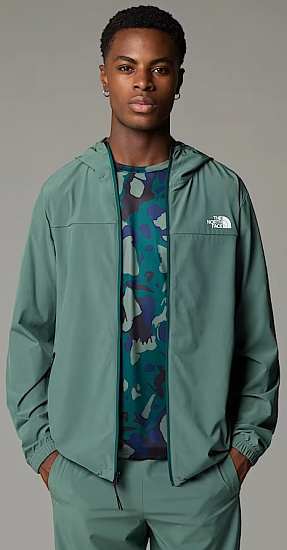 Куртка мужская The North Face Mountain Athletics Hooded Wind Duck Green - Фото 5 большая